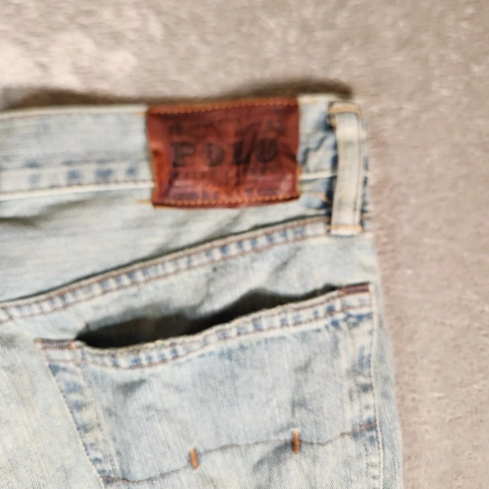 Polo Ralph Lauren Jeans Men's 33X26 (31X30) Blue 867 Classic Fit Denim‎ HEMMED - Picture 14 of 15